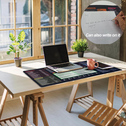XXL Professional Large Mouse Pad & Computer Game Mouse Mat (35.4x15.7x0.1IN, Map) (90 * 40 Map)