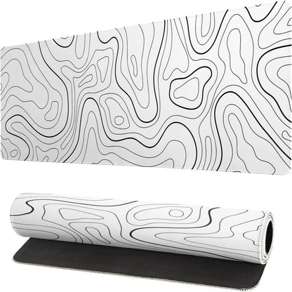 Japanese Mouse Pad, Large Japanese Desk Mat, XL Anime Gaming Keyboard Mat, Non-Slip Rubber Base, Big Extended Desk Protector for Home Office, 31.5”x11.8”