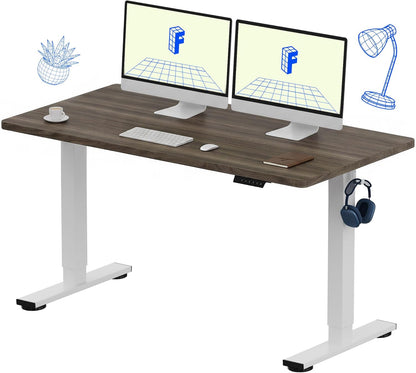 EN1 48"x24" One-Piece Standing Desk, White