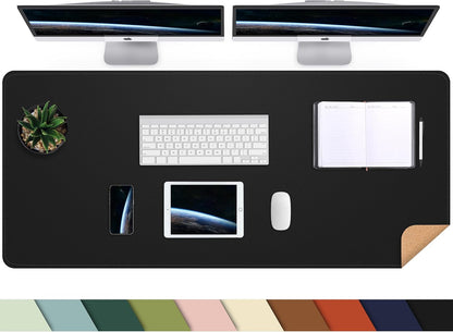 Large Desk Mat, 47" x 17", Black