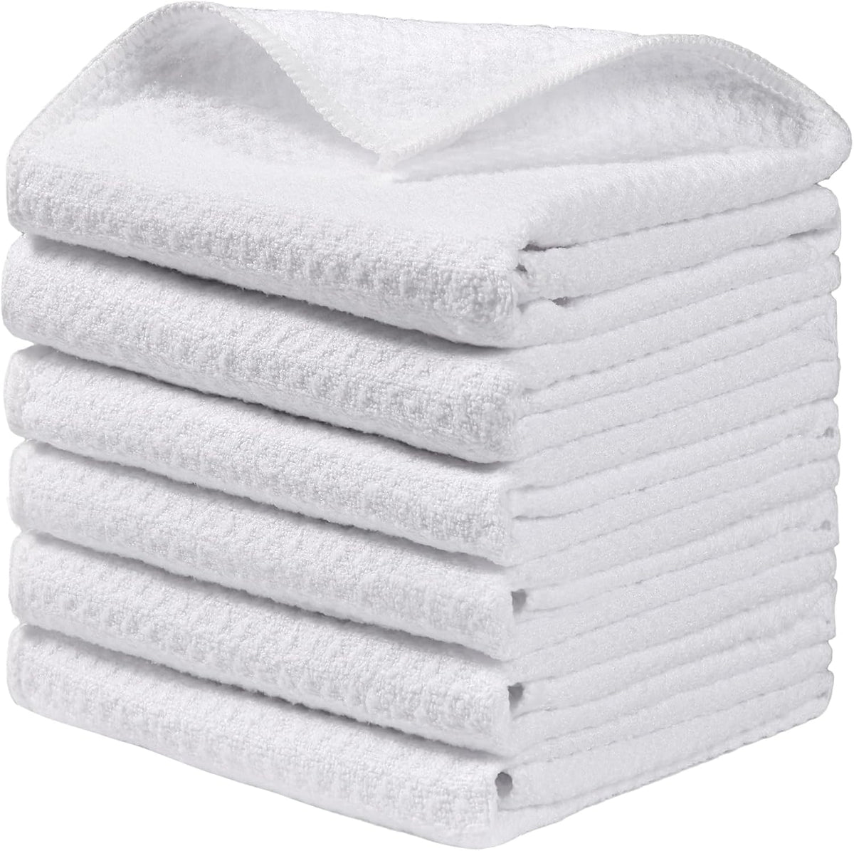18 Pack Microfiber Cleaning Cloth, Kitchen Towels for Dish Drying Washing, Absorbent Streak Free Lint Free Rags for Cleaning, Reusable and Washable Towels - 10" x 10"