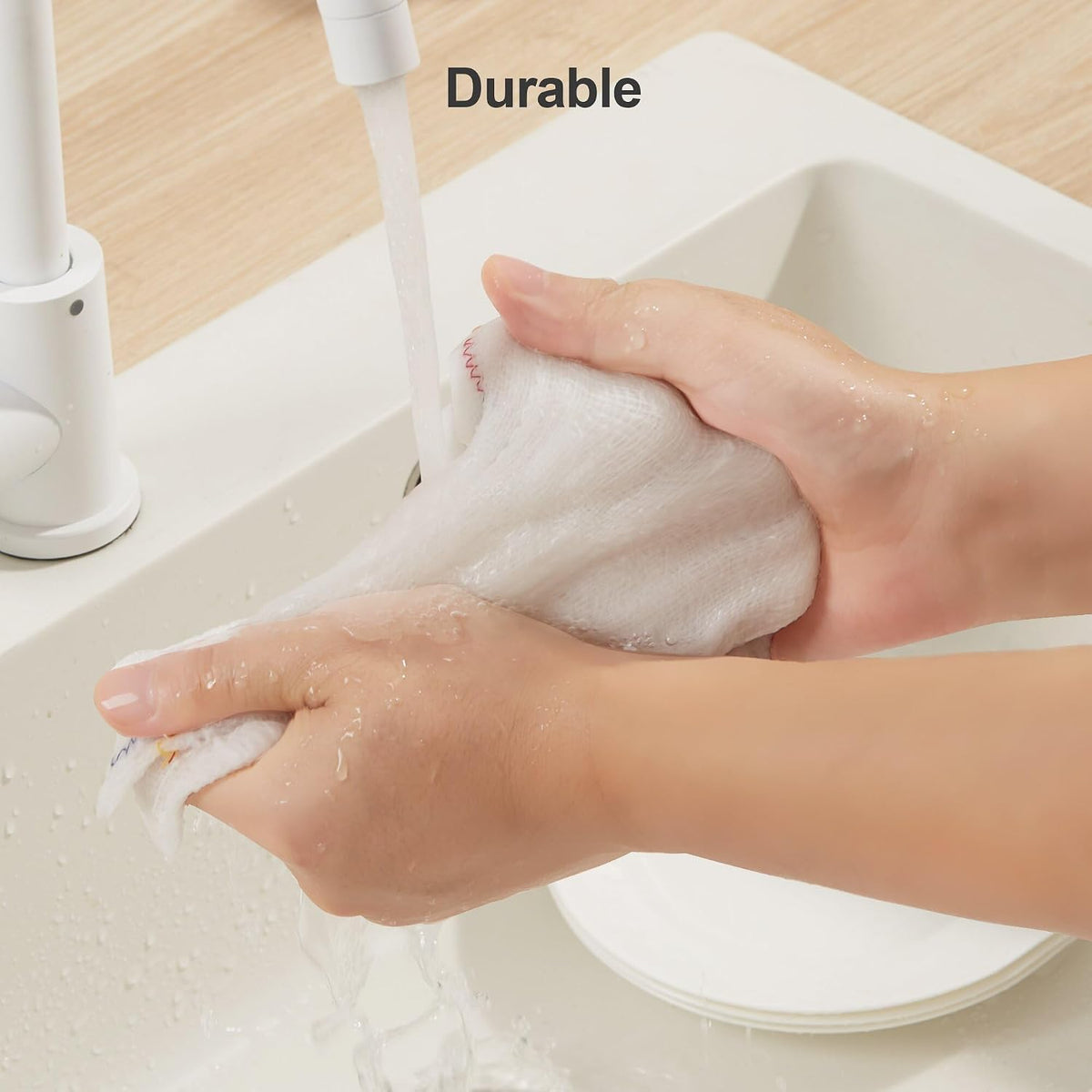 18 Pack Microfiber Cleaning Cloth, Kitchen Towels for Dish Drying Washing, Absorbent Streak Free Lint Free Rags for Cleaning, Reusable and Washable Towels - 10" x 10"