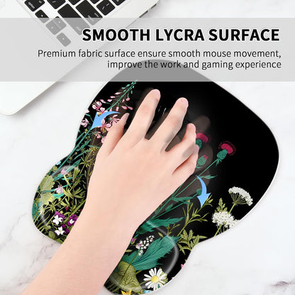 Ergonomic Mouse Pad with Wrist Rest, Memory Foam Support Mousepad