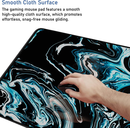 Large Extended Gaming Mouse Pad with Stitched Edges (31.5X15.7In) Mousepad