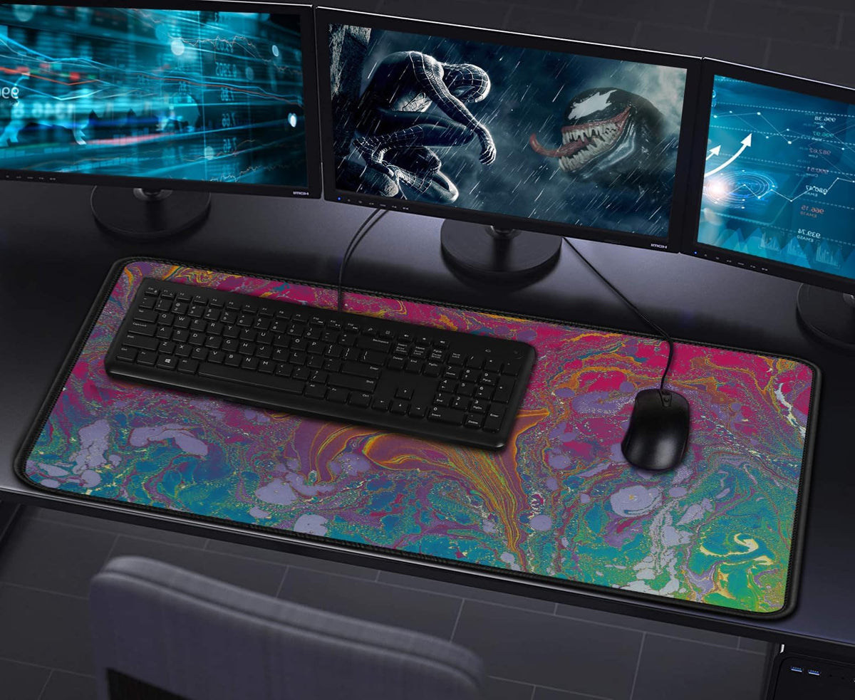 Large Extended Gaming Mouse Pad with Stitched Edges (31.5X15.7In) Mousepad