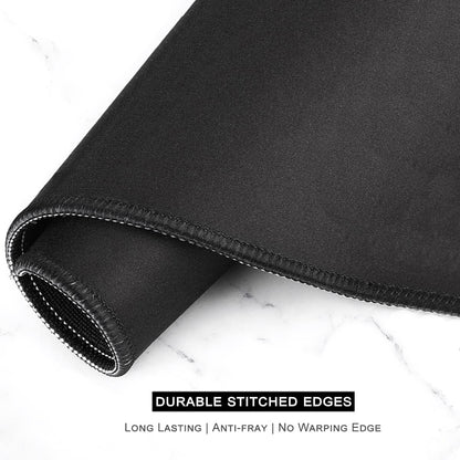 Auhoahsil Desk Mat, Ultra Large Mouse Pad, XXL Gaming Mousepad, Green Tropical Leaves Deskpad, Big Extended Full Size Mouse Pad, Desktop Desk Matt for Keyboard, Laptop & Computer, 35.5 x 15.7 in - Colors A