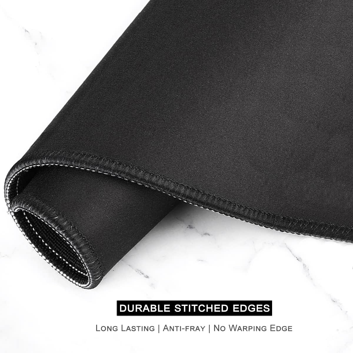 Auhoahsil Desk Mat, Ultra Large Mouse Pad, XXL Gaming Mousepad, Green Tropical Leaves Deskpad, Big Extended Full Size Mouse Pad, Desktop Desk Matt for Keyboard, Laptop & Computer, 35.5 x 15.7 in - Colors B