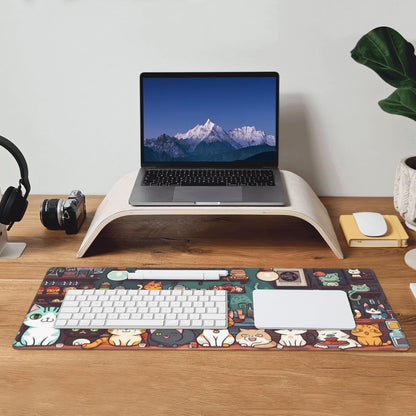 Japanese Mouse Pad, Large Japanese Desk Mat, XL Anime Gaming Keyboard Mat, Non-Slip Rubber Base, Big Extended Desk Protector for Home Office, 31.5”x11.8”