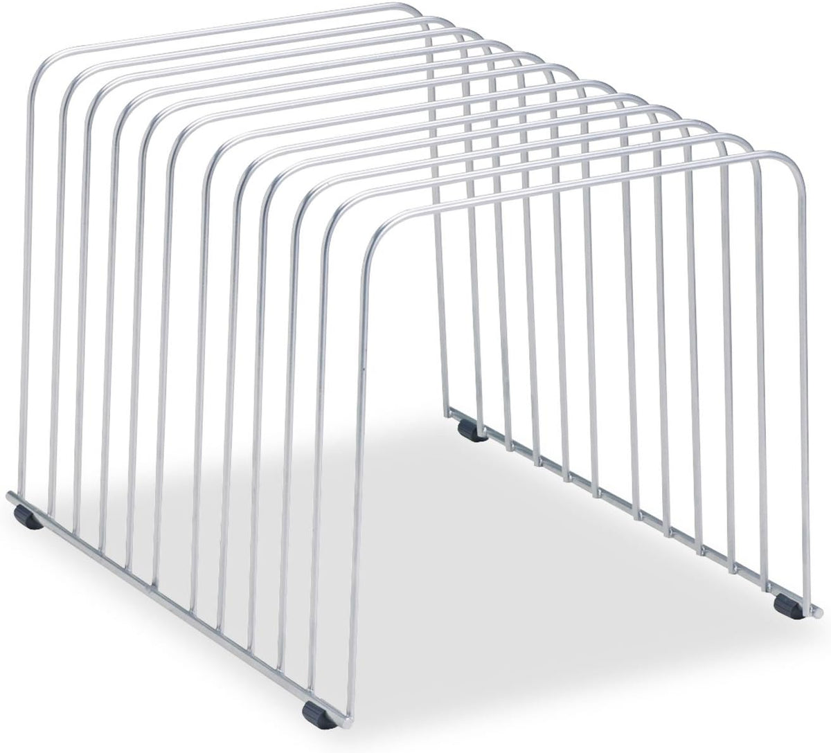 Fellowes Desktop Organizer, 11 Sections, 9" x 11.375" x 8", Wire, Silver (72012) | (72012)