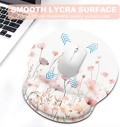 Ergonomic Mouse Pad with Wrist Rest and Keyboard Wrist Rest, Mousepad