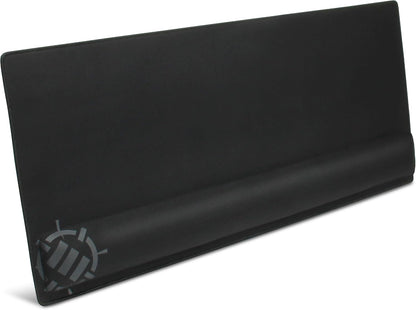ENHANCE XXL Large Mouse Pad for Desk with 2XL Ergonomic Memory Foam Wrist Rest Support (31.5 x 13.78 x 1 inches) - Desk Pad with Anti-Fray Stitching & Soft Cushion Mat Surface, Designed in the U.S.