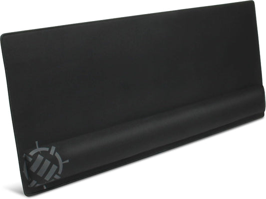 ENHANCE XXL Large Mouse Pad for Desk with 2XL Ergonomic Memory Foam Wrist Rest Support (31.5 x 13.78 x 1 inches) - Desk Pad with Anti-Fray Stitching & Soft Cushion Mat Surface, Designed in the U.S.