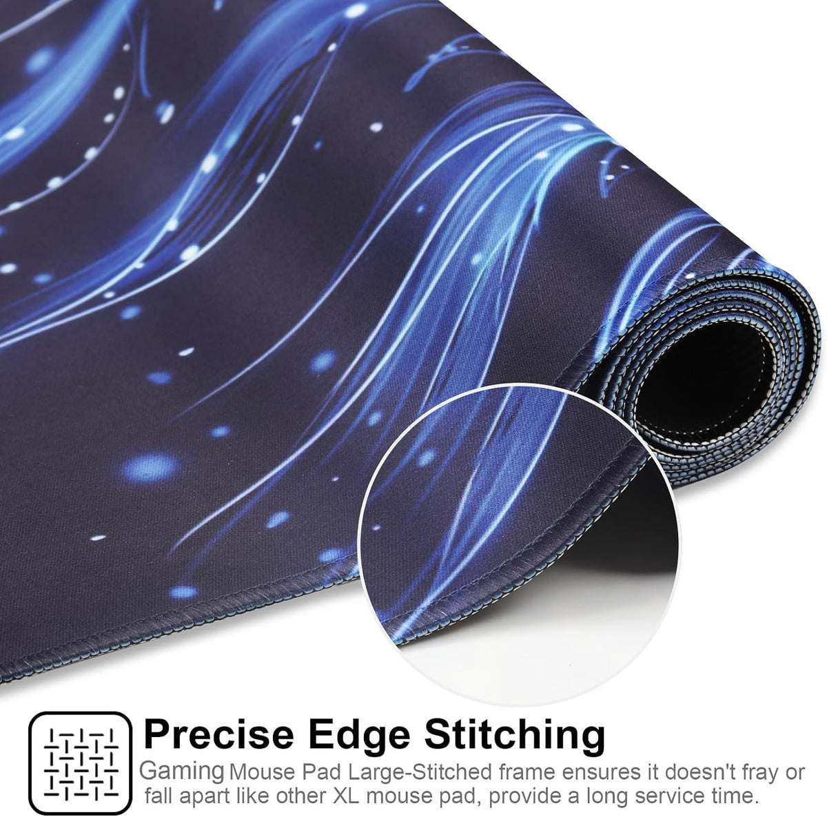 XXL Professional Large Mouse Pad & Computer Game Mouse Mat (35.4x15.7x0.1IN, Map) (90 * 40 Map)