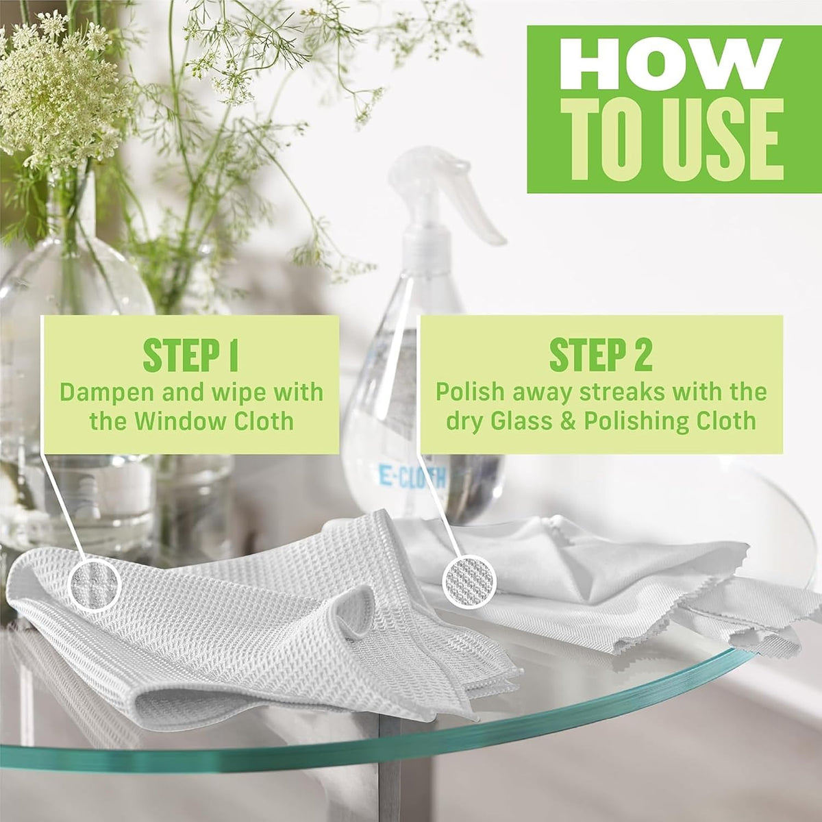 Window and Glass Cleaner Kit, Just Add Water - 1 Kit