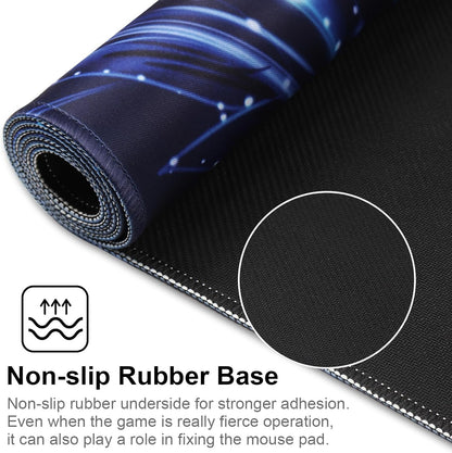 XXL Professional Large Mouse Pad & Computer Game Mouse Mat (35.4x15.7x0.1IN, Map) (90 * 40 Map)