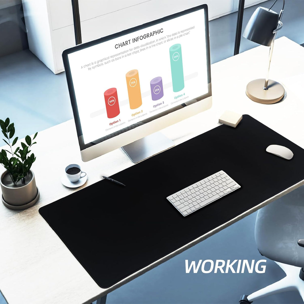 XXL Professional Large Mouse Pad & Computer Game Mouse Mat (35.4x15.7x0.1IN, Map) (90 * 40 Map)