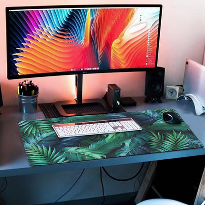XXL Professional Large Mouse Pad & Computer Game Mouse Mat (35.4x15.7x0.1IN, Map) (90 * 40 Map)
