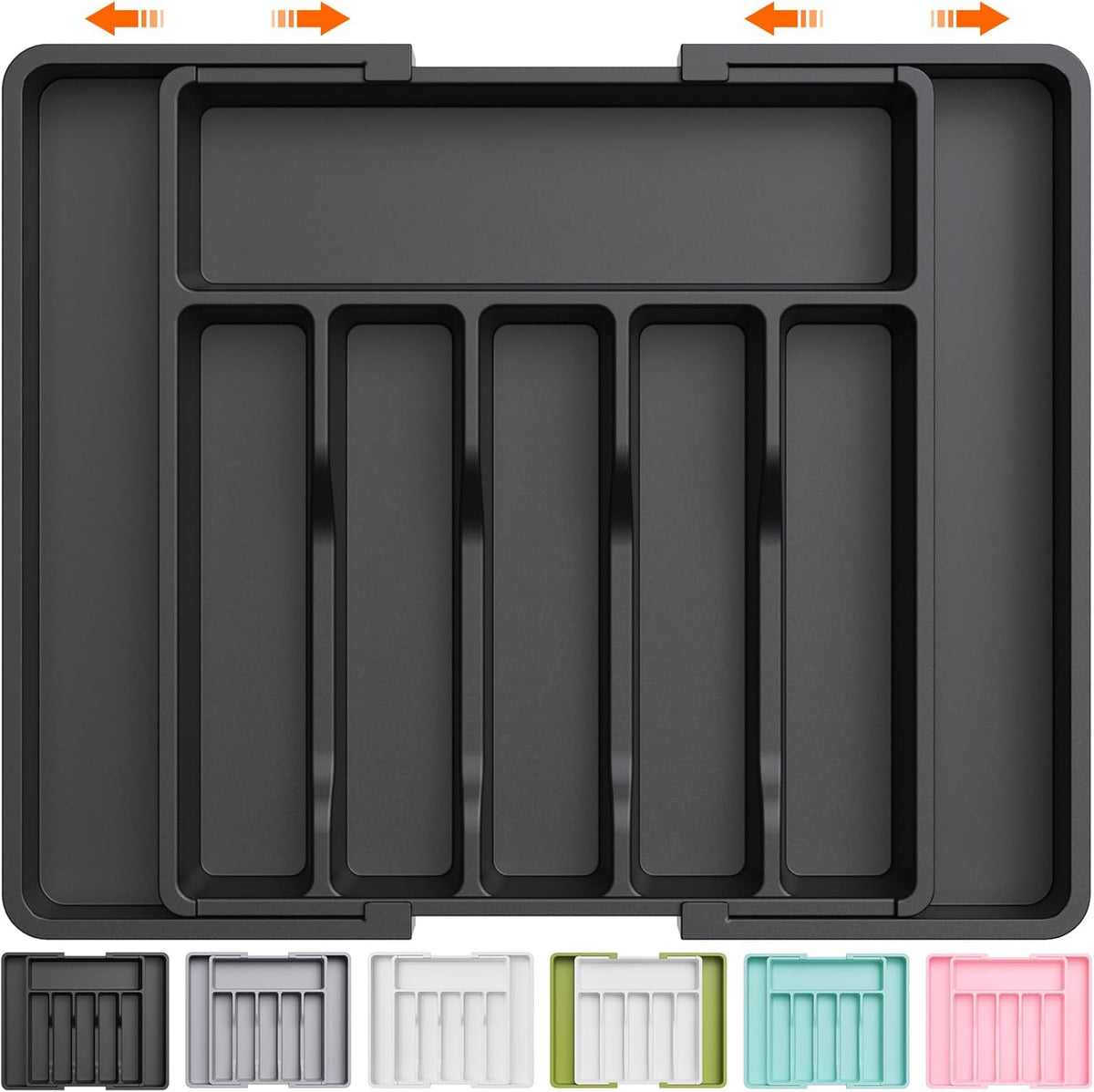 Expandable Silverware Drawer Organizer, Kitchen Utensil Tray