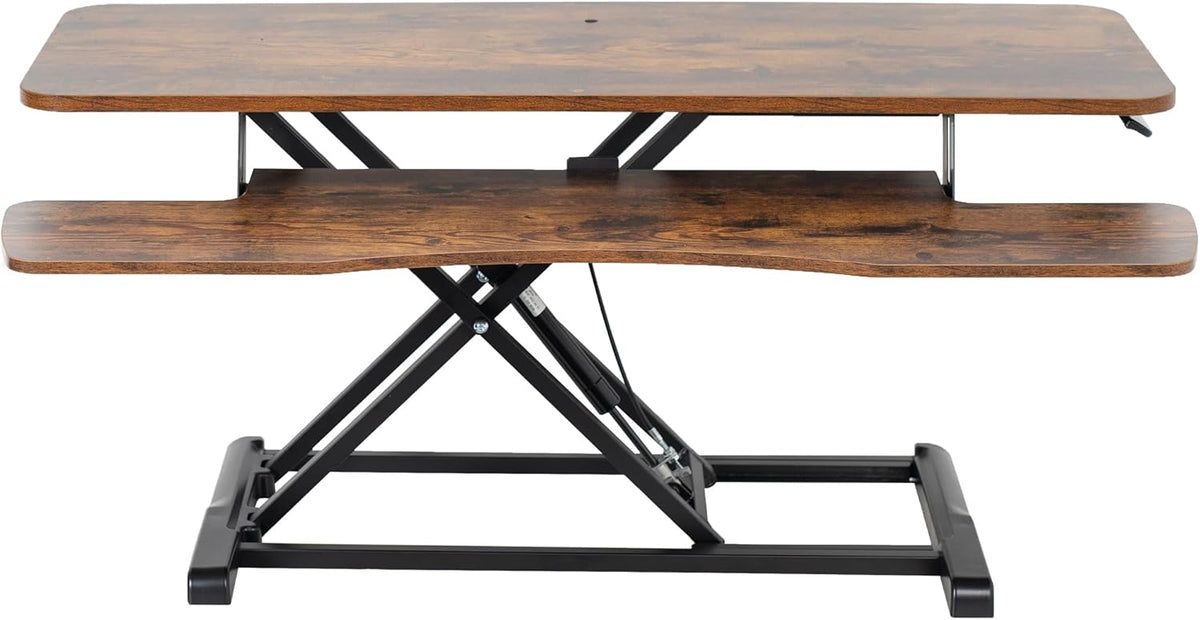 Black 32 in Standing Desk Converter, DESK-V000K