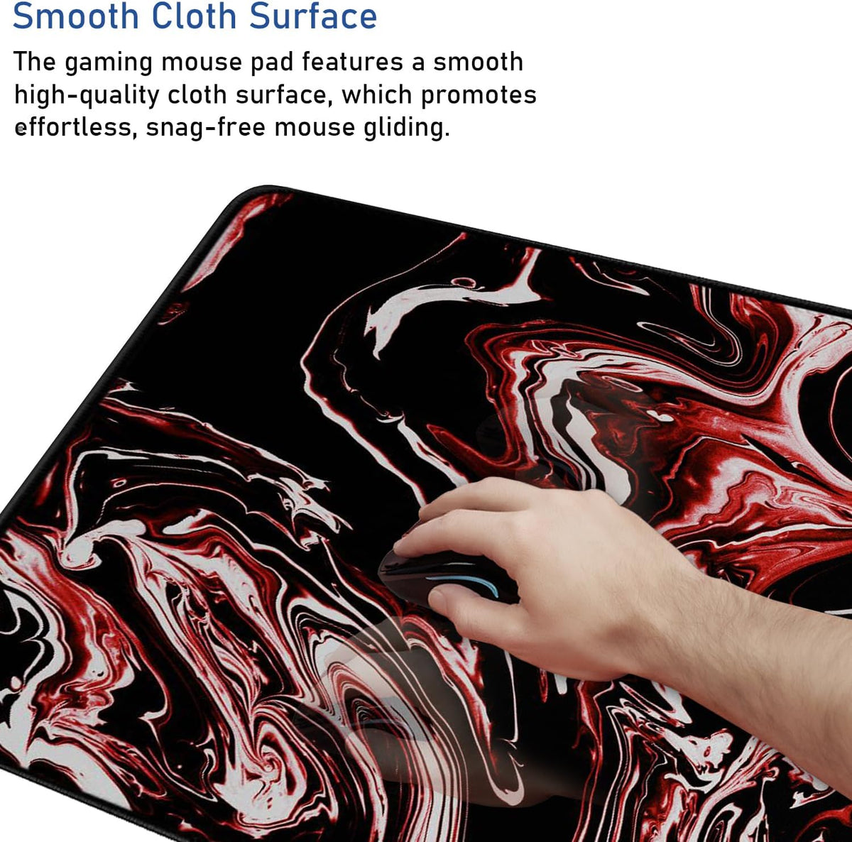 Large Extended Gaming Mouse Pad with Stitched Edges (31.5X15.7In) Mousepad
