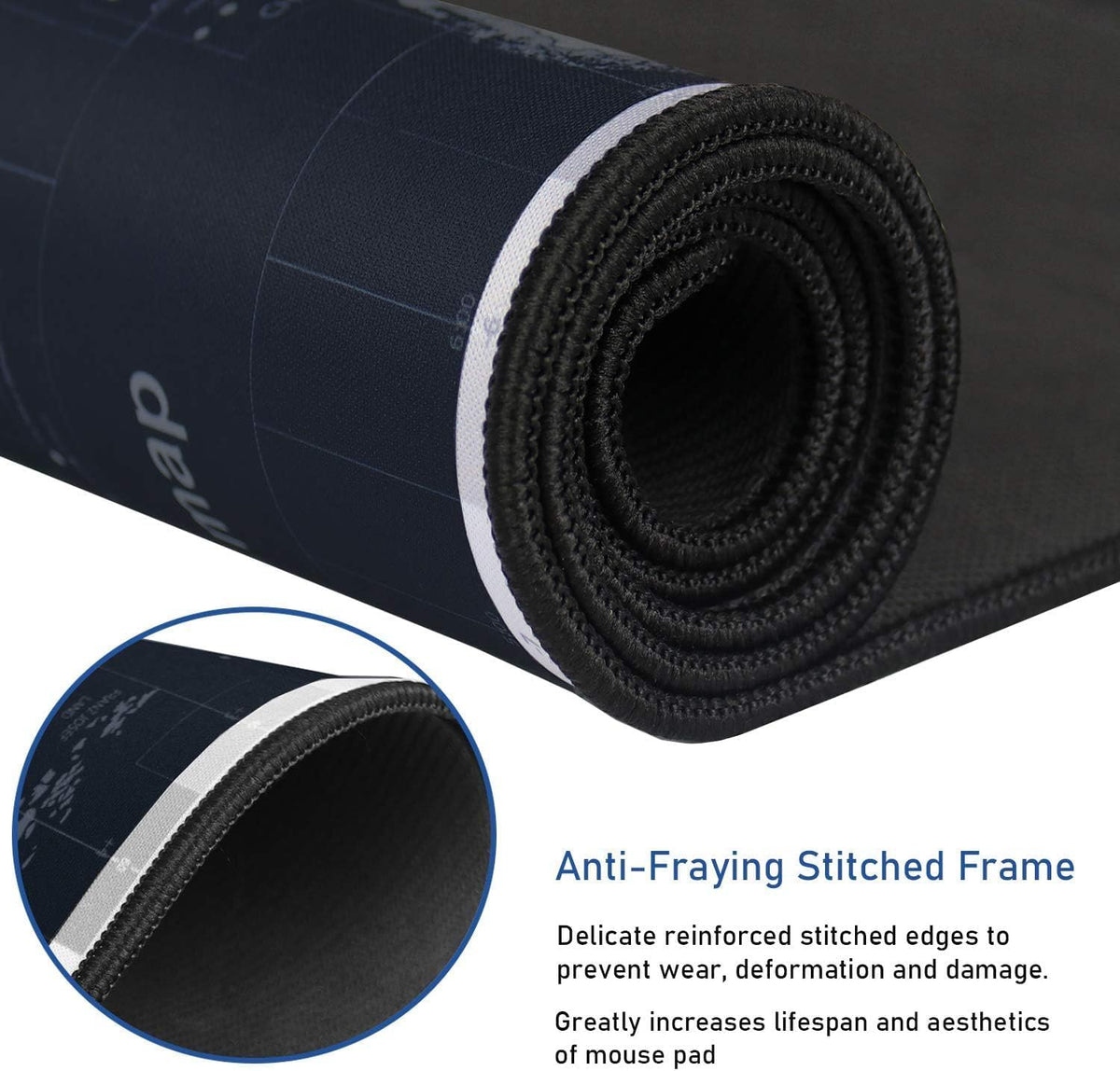 Large Extended Gaming Mouse Pad with Stitched Edges (31.5X15.7In) Mousepad