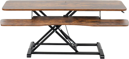 Black 32 in Standing Desk Converter, DESK-V000K