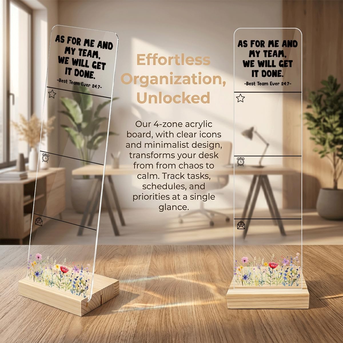 Note to Self Motivational Decor Sticky Note Holder, Mental Health Monitor Memo Board Decorations for School Counseling Office Therapy Desktop Art Decoration School Counselor, Therapist Office Gifts