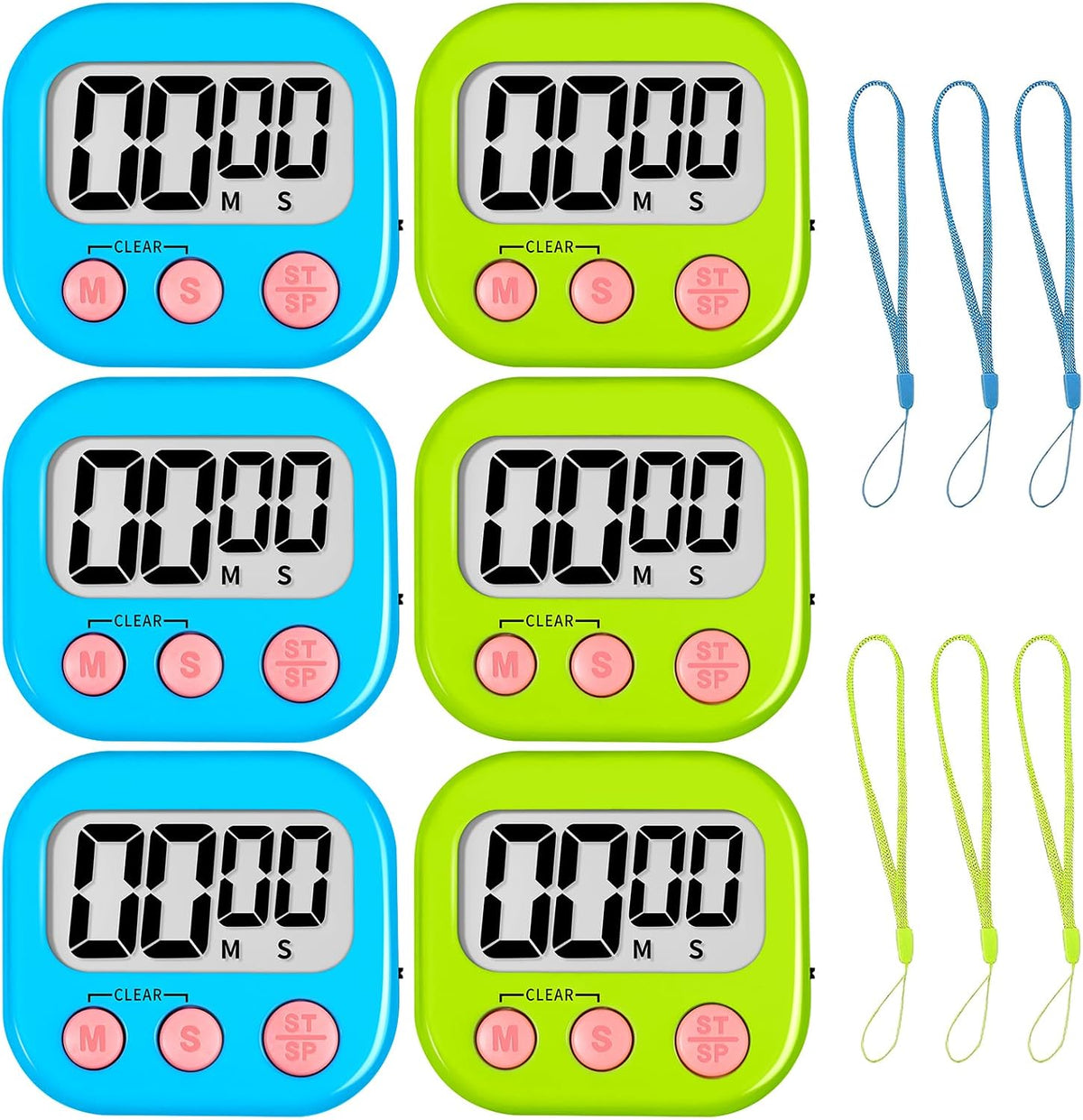 ZILLEEN Classroom Timer for Kids Teachers 2 Pack Digital Timers