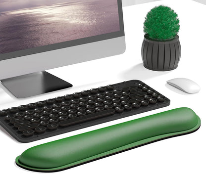 Dapesuom Enlarge Keyboard Wrist Rest, Cute Memory Foam Keyboard Wrist Cushion for Computer Desk Mats Support, Typing Pain Relief Ergonomic Mouse Pad Rests with Non-Slip Base for Gaming, Laptop, Purple