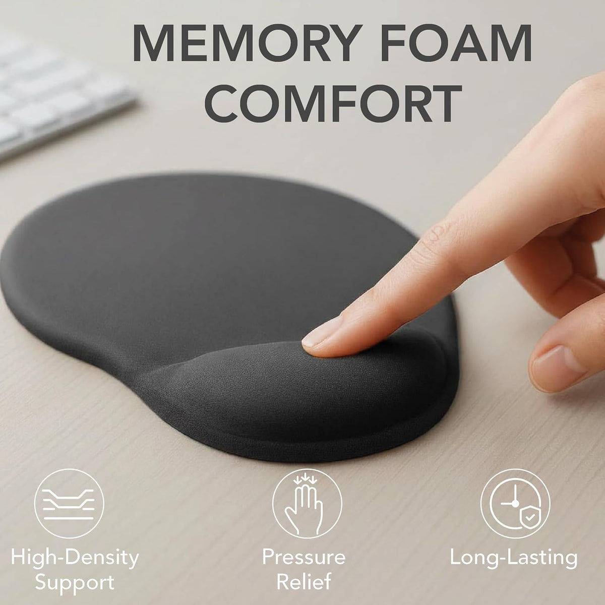 Ergonomic Mouse Pad with Wrist Rest