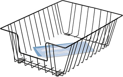 Fellowes Workstation Legal Size Desk Tray Organizer, Wire, Black (65112)