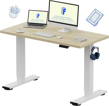 EN1 48"x24" One-Piece Standing Desk, White