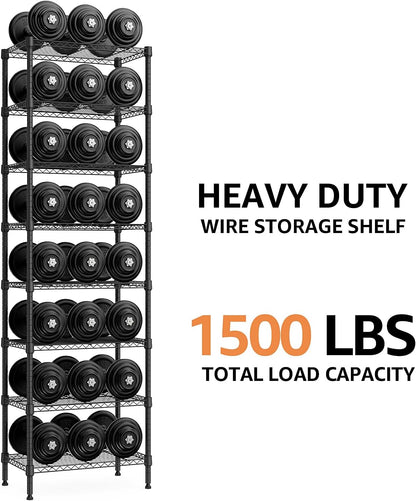 M MZG 450 lbs Steel Storage Shelving 3-Tier Utility Shelving Unit Steel Organizer Wire Rack for Home,Kitchen,Office (11.8" D x 17.7" W x 26.3" H) - Colors A