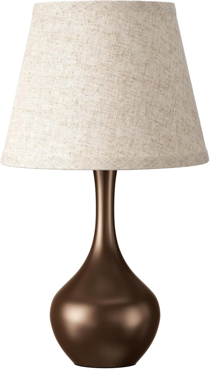 Seealle Touch Table Lamp for Bedroom, 3-Way Dimmable Small Bedside Lamps for Night Stands with Wires, Wood-Paint Desk Lamp for Kids Room, Office, Living Room, End Table(LED Bulb Included)