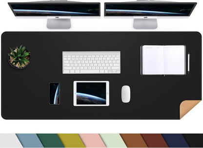Large Desk Mat, 47" x 17", Black