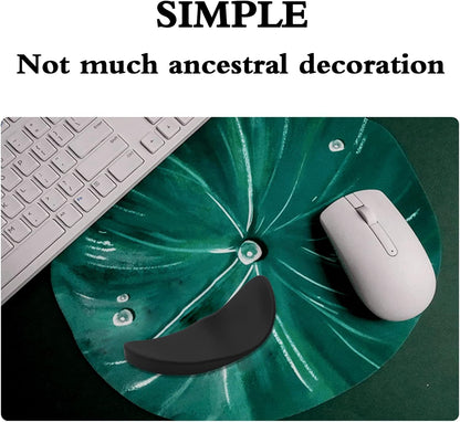 Ergonomic Mouse Wrist Rest Support, Sliding Wrist Pad that Moves with Mouse for Office Work, Gaming, Coding, Relief Sliding Gliding Wrist Pad (Black)