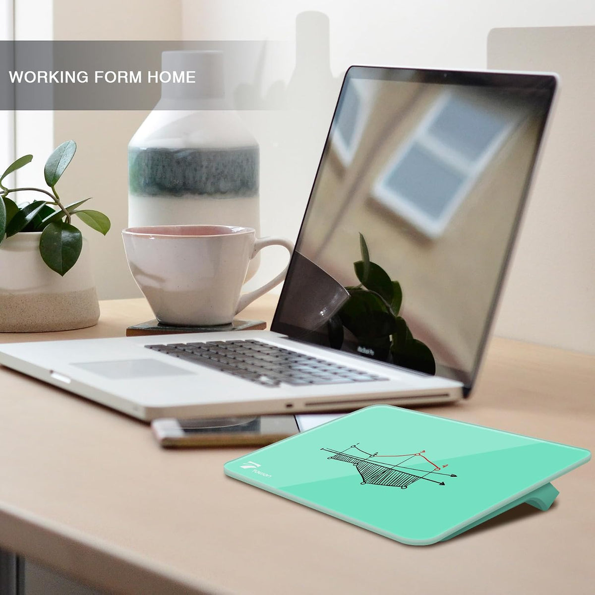 Small Glass Desktop Whiteboard Dry-Erase, Mini Pure Glass Whiteboard Stand