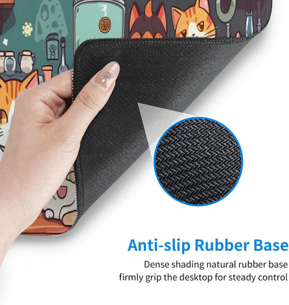 Japanese Mouse Pad, Large Japanese Desk Mat, XL Anime Gaming Keyboard Mat, Non-Slip Rubber Base, Big Extended Desk Protector for Home Office, 31.5”x11.8”