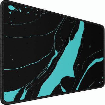 Large Gaming Mouse Pad, 31.5x15.7 inch Large Extended Computer Keyboard Mouse Mat, Water Resist Non-Slip Mousepad Rubber Base Long XXL Desk Mouse Pad for Work & Gaming, Office & Home, Black