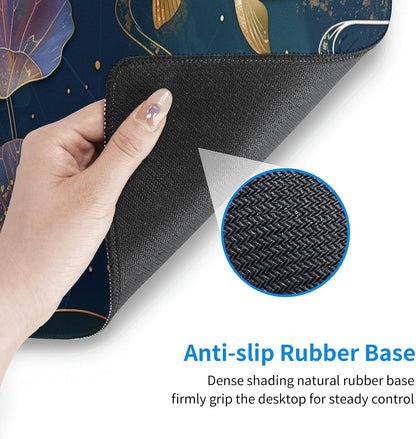 Japanese Mouse Pad, Large Japanese Desk Mat, XL Anime Gaming Keyboard Mat, Non-Slip Rubber Base, Big Extended Desk Protector for Home Office, 31.5”x11.8”