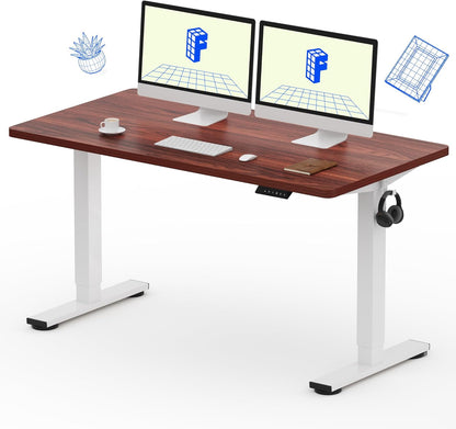 EN1 48"x24" One-Piece Standing Desk, White