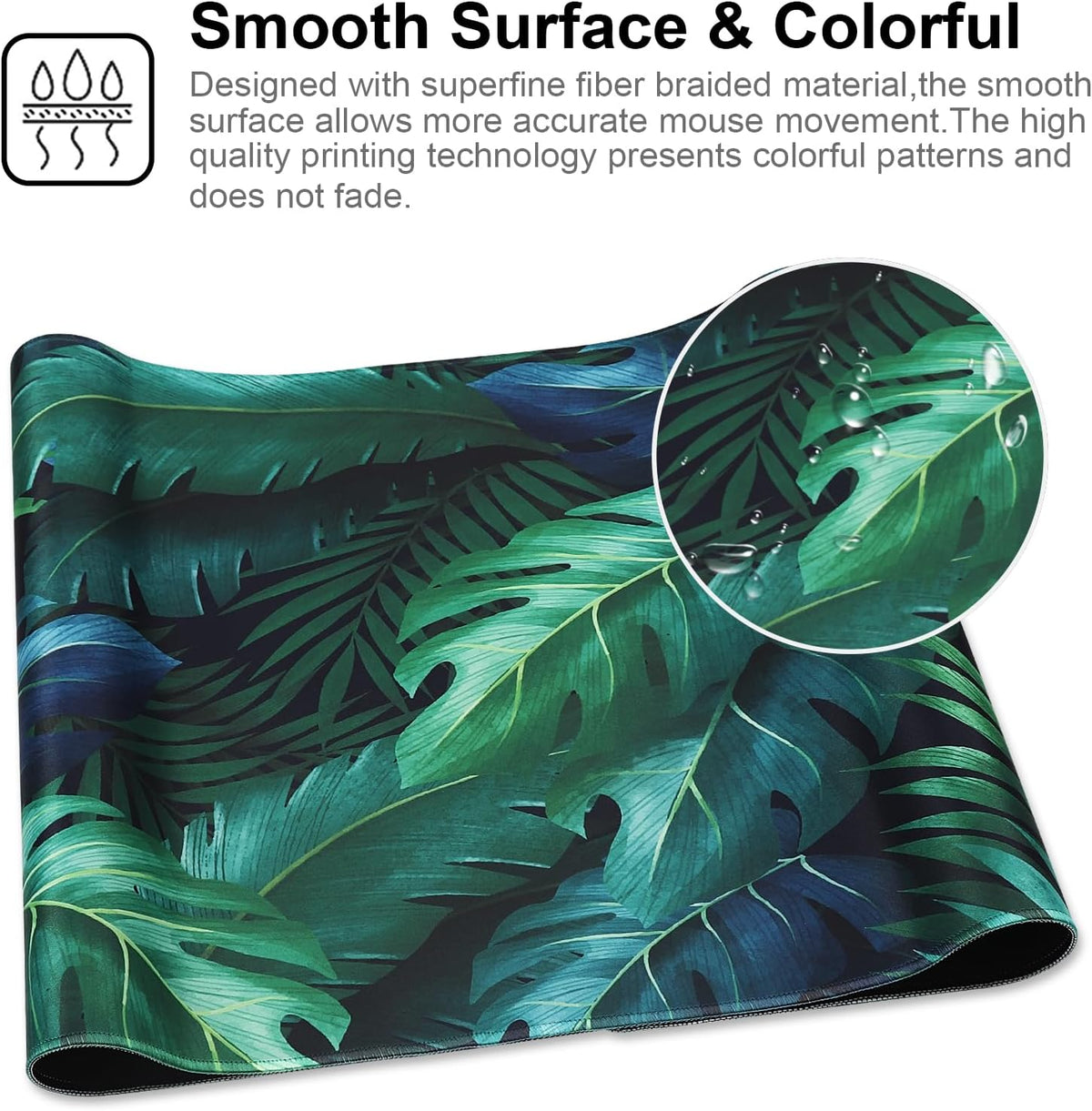 XXL Professional Large Mouse Pad & Computer Game Mouse Mat (35.4x15.7x0.1IN, Map) (90 * 40 Map)