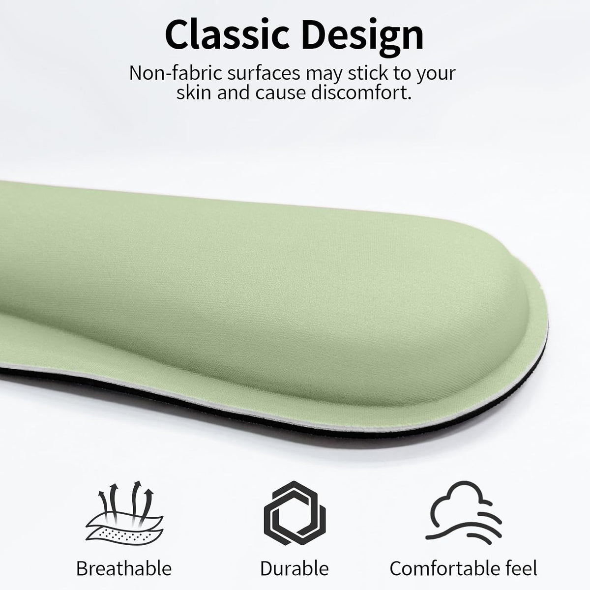 Bloss Leather Desk Pad and Keyboard Wrist Rest, Large Mouse Pad + Keyboard Pad+Mouse Wrist Support, Non-Slip Desk Mat Protector for Office, Home(31.5×15.7 Inches,Beige) - Colors A