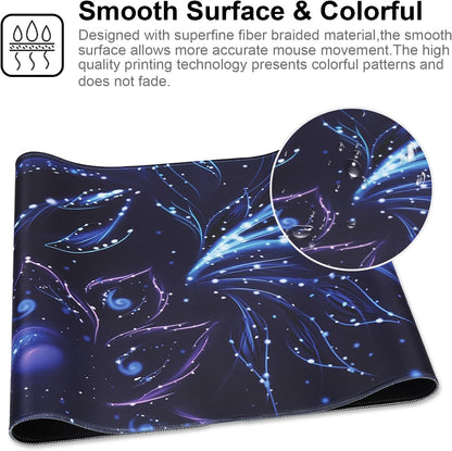 XXL Professional Large Mouse Pad & Computer Game Mouse Mat (35.4x15.7x0.1IN, Map) (90 * 40 Map)