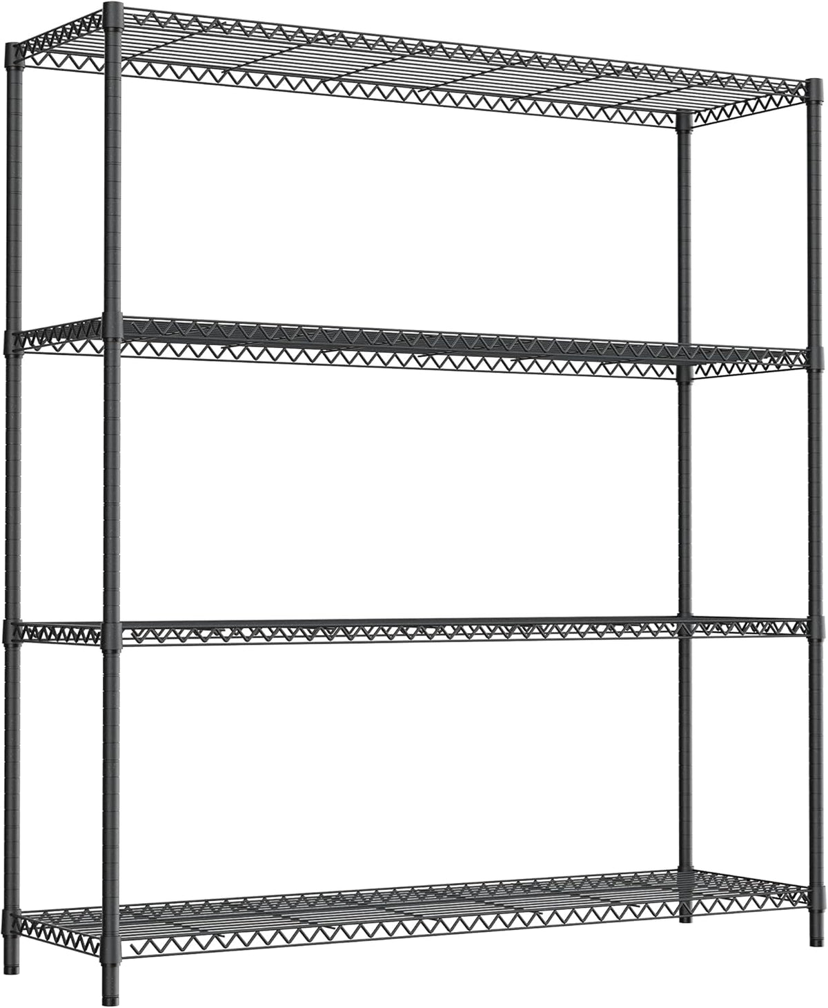 M MZG 450 lbs Steel Storage Shelving 3-Tier Utility Shelving Unit Steel Organizer Wire Rack for Home,Kitchen,Office (11.8" D x 17.7" W x 26.3" H) - Colors B