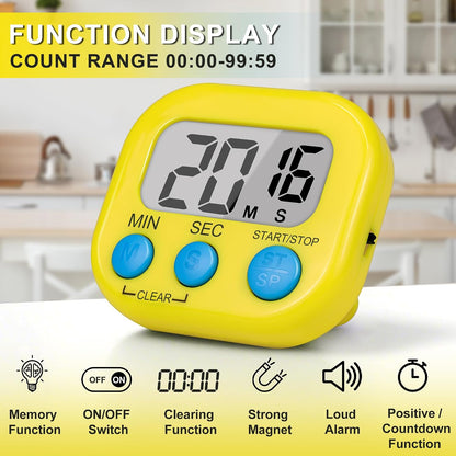 ZILLEEN Classroom Timer for Kids Teachers 2 Pack Digital Timers