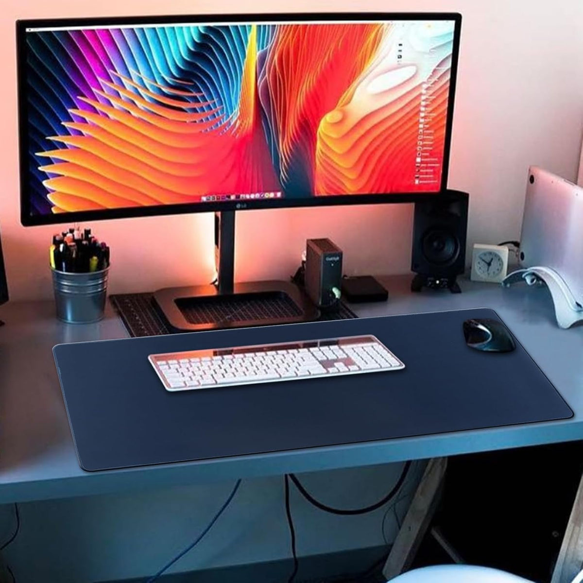 XXL Professional Large Mouse Pad & Computer Game Mouse Mat (35.4x15.7x0.1IN, Map) (90 * 40 Map)