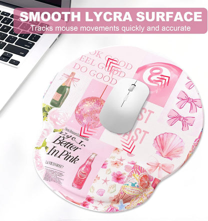 Ergonomic Mouse Pad with Wrist Rest and Keyboard Wrist Rest, Mousepad