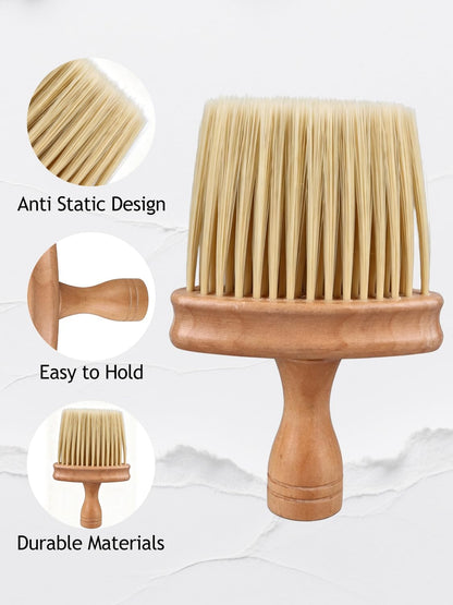 Keyboard Cleaning Brush, Wooden Piano Cleaner Brush, Instrument Dusting Brush Anti-Static Double Sided Ultra Soft Brush, Universal Guitar Laptop Synthesizers Keyboard Brush