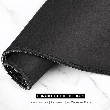Auhoahsil Desk Mat, Ultra Large Mouse Pad, XXL Gaming Mousepad, Green Tropical Leaves Deskpad, Big Extended Full Size Mouse Pad, Desktop Desk Matt for Keyboard, Laptop & Computer, 35.5 x 15.7 in - Colors B